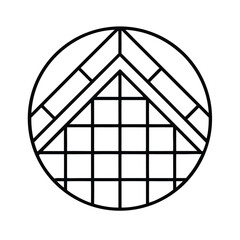 house icon on a white background  vector building symbol illustration design icon logo