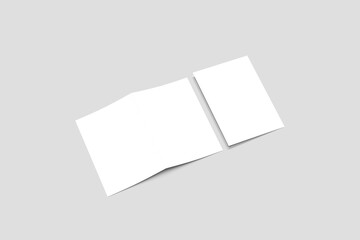 A4 Bifold Mockup