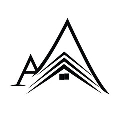 vector illustration of a house symbol business art design icon logo