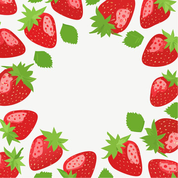 Hintergrund Erdbeeren