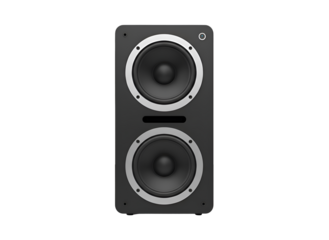 Dual Driver Studio Monitor - Professional Audio Speaker on white background