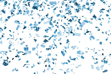 Sparkling celebration with shimmering blue confetti falling, perfect for party invites, festive promotions, and dazzling event backdrops for a touch of magic
