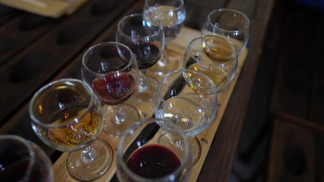 Wine tasting. An occasion on which various different wines are tasted and evaluated