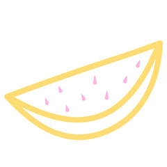 Slice of watermelon
