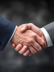 corporate leader shaking hands with a new team member representing professional onboarding and integration with in the organization or symbolizing agreement partnership or a successful deal