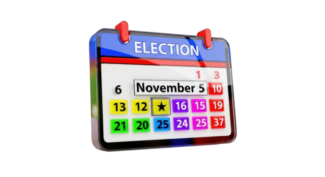 Election Day Calendar Reminder: A Call to Civic Duty.