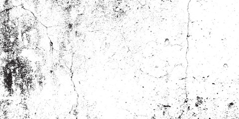 Monochrome Grunge Vector Texture Abstract Distressed Wall Background with Cracks and Dust