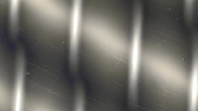 Abstract Macro Shot of Cylindrical Shape with Repeating Parallel Lines and Reflective Light
