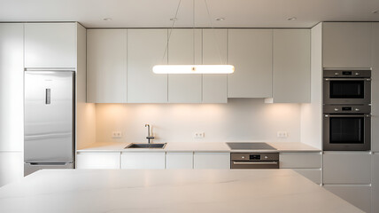 Fototapeta premium modern kitchen interior with kitchen
