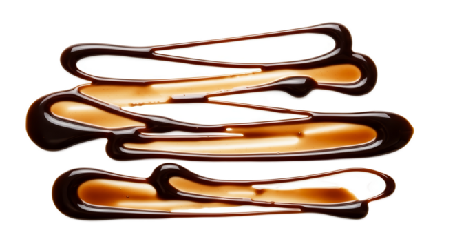 Abstract Brown Chocolate Swirls Flowing Smoothly With Light Glow