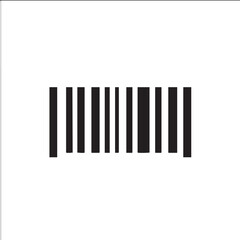 Obraz premium A simple black and white barcode on a plain white background presented