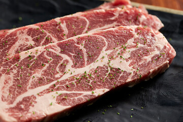 Pork Neck on a plate