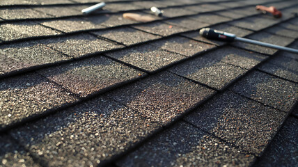 スレート屋根の修理