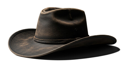 Black Sparkly Cowboy Hat Realistic 3D Render Isolated