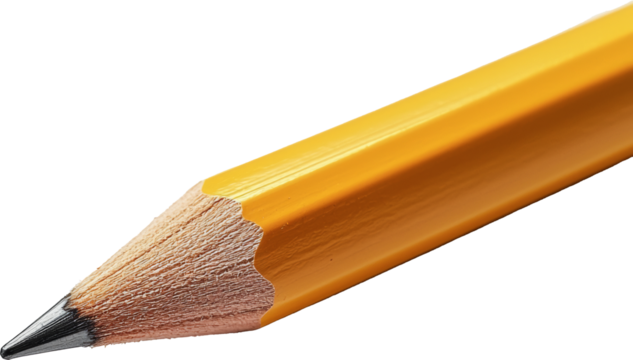 a yellow pencil 