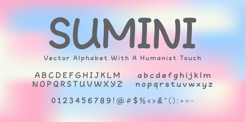 Vector Alphabet With A Humanist Touch