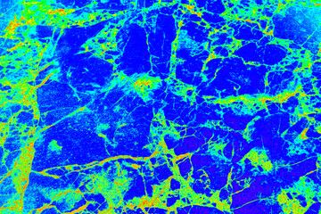 Abstract Blue and Green Marble Stone Texture Background