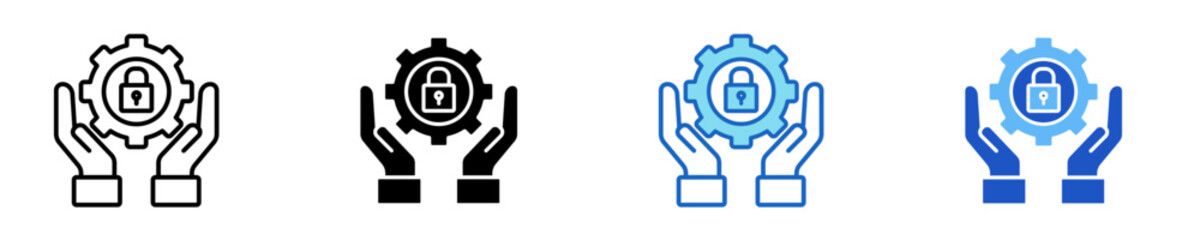 Regtech  Icon Set Multiple Style Collection