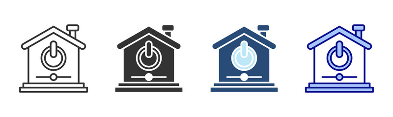 Control Icon Set. Designed In Multi Style