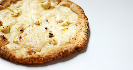 Pizza on a cutting board