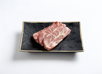 Pork Neck on a plate