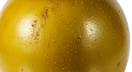 Close Up Realistic Golden Yellow Kiwi Fruit Texture Macro Detail