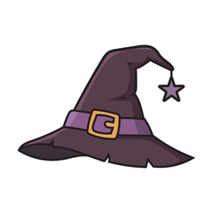 Halloween Witch Hat Illustration