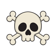 Skull Illustration To Celebrate Halloween Party