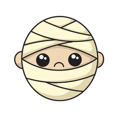 Mummy Illustration To Celebrate Halloween