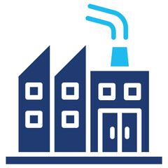 Obraz premium Factories Icon