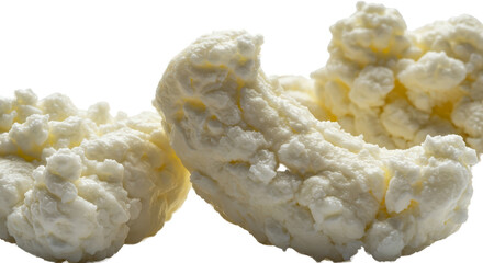 Creamy White Curd Close Up Macro Food Texture Macro Photography Soft Light