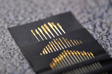 Needles in various sizes