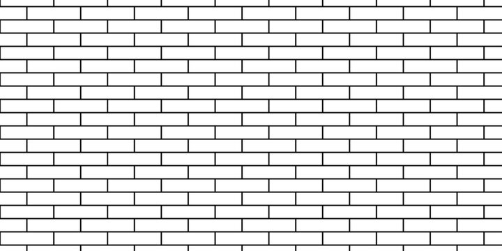 brick wall background cement texture. Brick lines seamless, solid abstract background. Brick wallpaper.