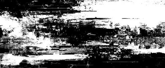 Vector white and black grunge spray pattern effect for design element.