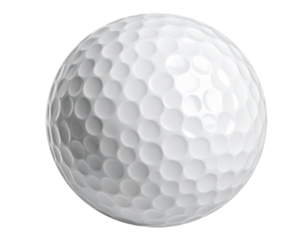 Macro Shot of Golf Ball Texture PNG