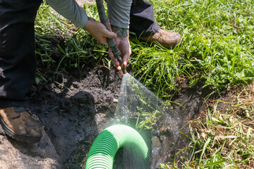 Draining a Septic Tank