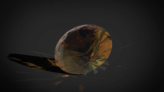 Gem stone round topas