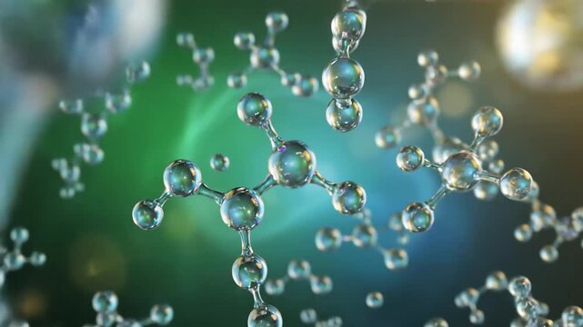 Molecular Structures Visualizing Chemical Bonds and Atomic Interactions in Detail.