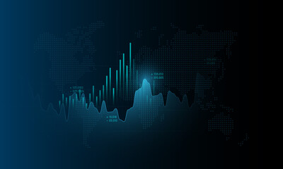 Graphing technology, data analysis, stock trading in financial markets and global economic trends.