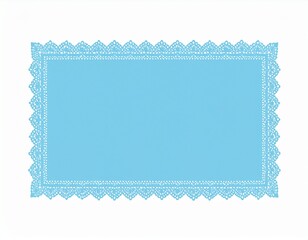 レースの縁飾りのフレーム・背景素材（AI生成画像）