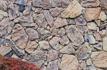 Stone wall facade