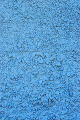 Blue painted concrete wall