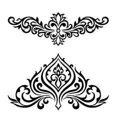 abstract floral design