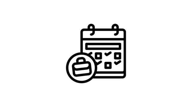 leave management animated icon