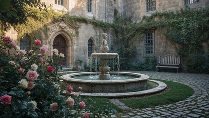 fountain in the park