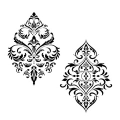 abstract floral design