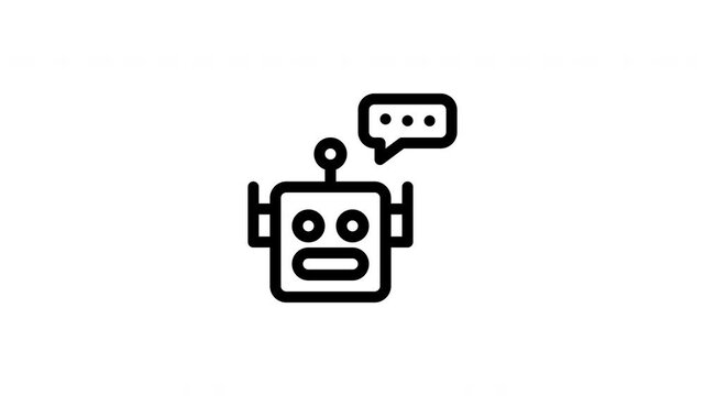 chatbot animated icon