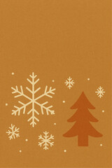 冬の雪モチーフイラスト