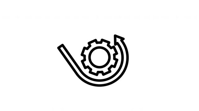agile methodology animated icon