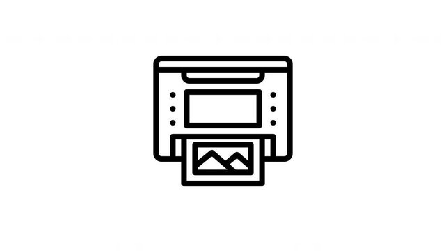 office printer animated icon